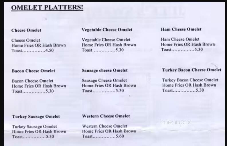 Jule's Sweet Shop - Norristown, PA menu_pic