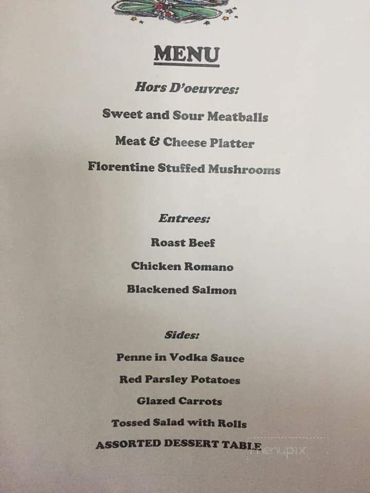 Monongahela Valley Country Clb - Monongahela, PA menu_pic