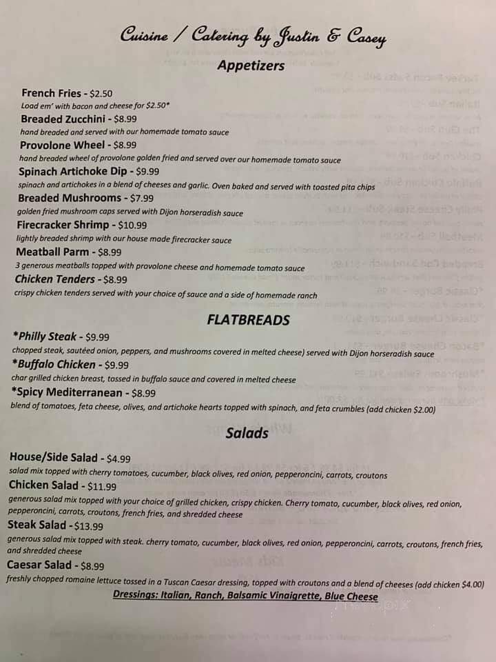 Monongahela Valley Country Clb - Monongahela, PA menu_pic