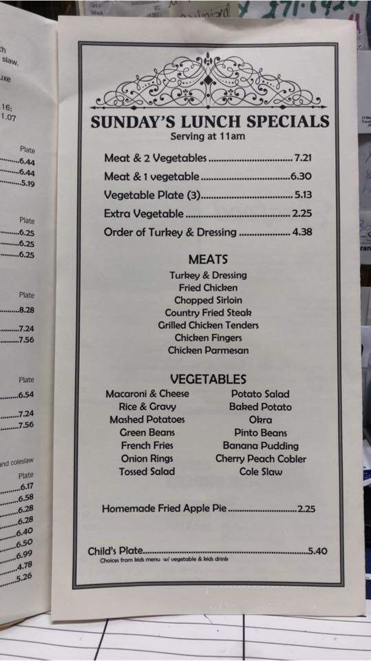 Carolina Fine Foods - Travelers Rest, SC menu_pic