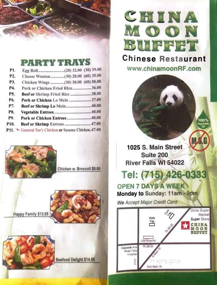 China Moon - River Falls, WI menu_pic