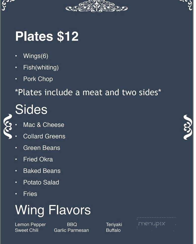 The Lounge - Burlington, NC menu_pic