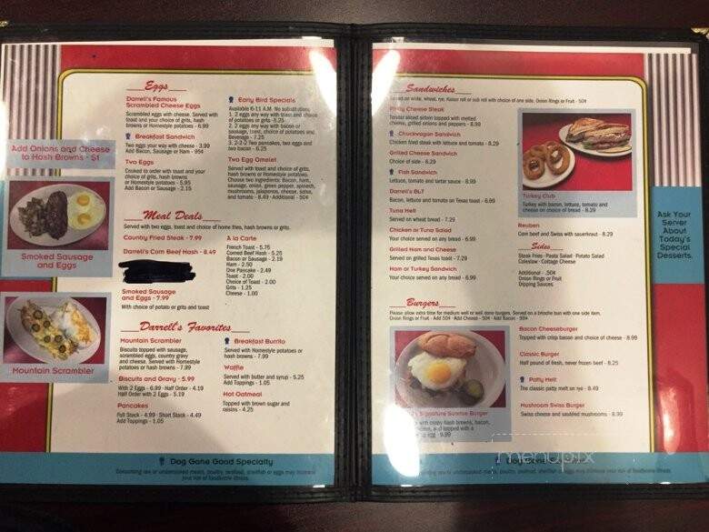 Darrell's Dog Gone Good Diner - Bushnell, FL menu_pic