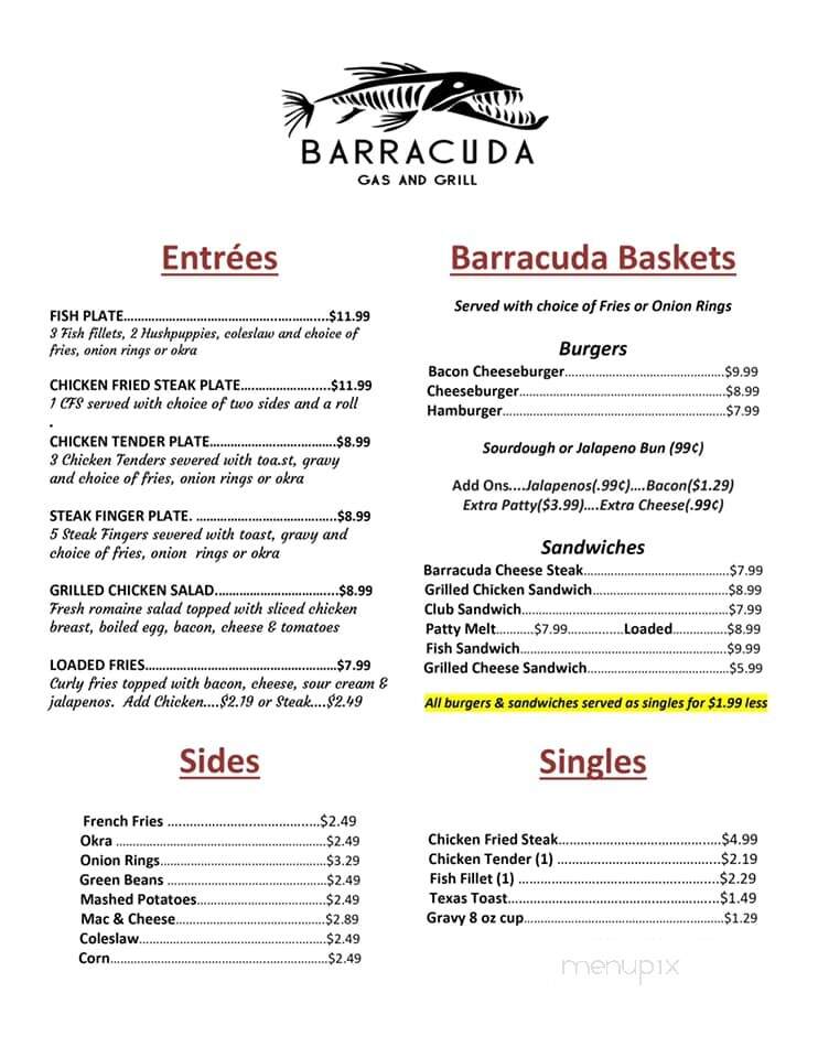 Barracuda Gas & Grill - Longview, TX