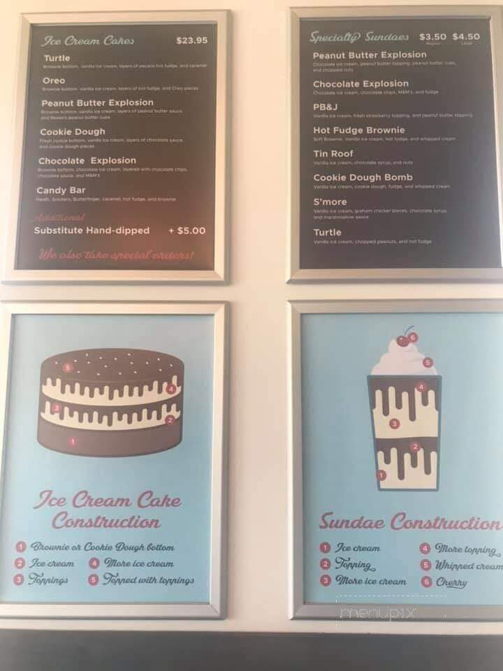 Creemee Ice Cream Parlor - Portland, MI menu_pic