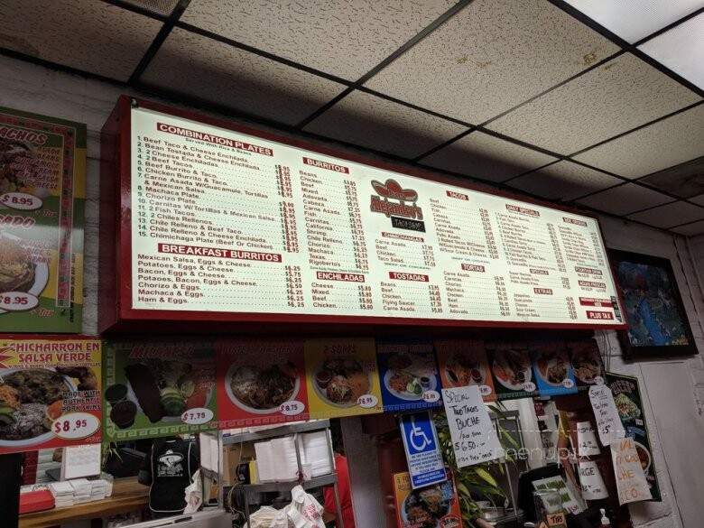 Los Alejandro's - San Diego, CA menu_pic