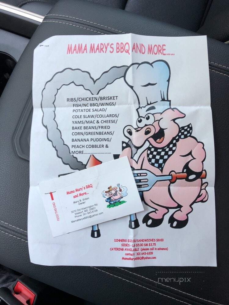 Mama Mary's BBQ - Waldorf, MD