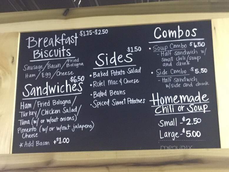 The Store - Somerville, TN menu_pic