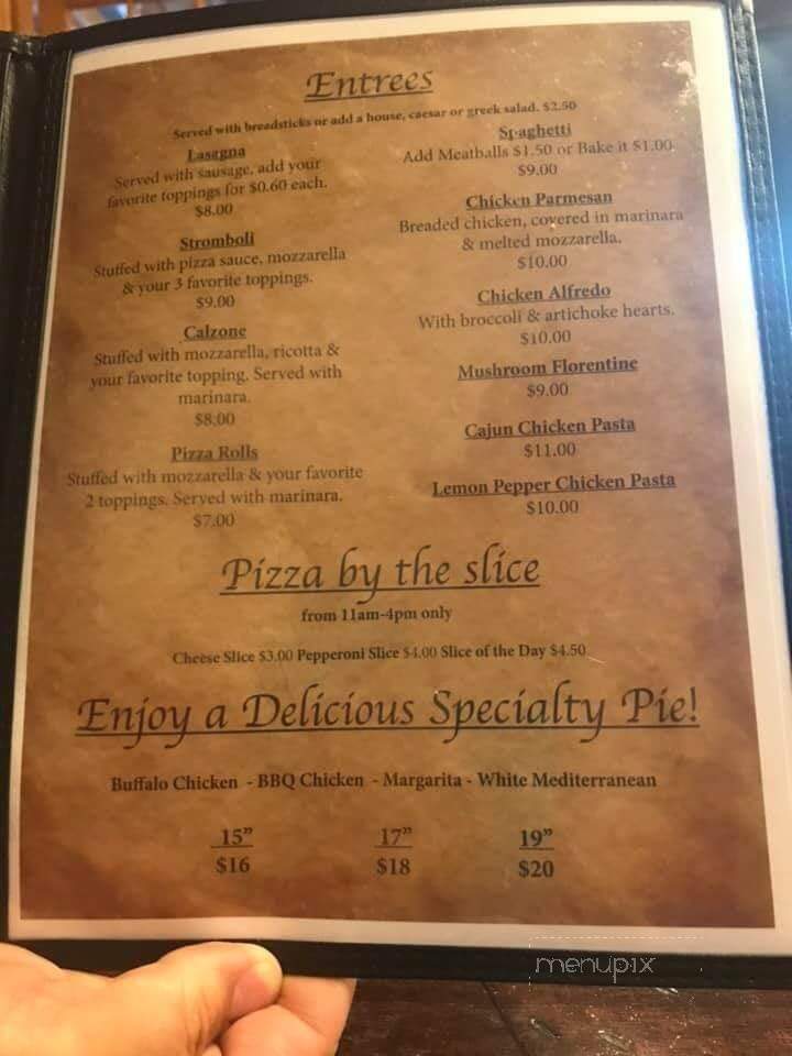 Bourbon Brick Oven Grill - Bardstown, KY menu_pic