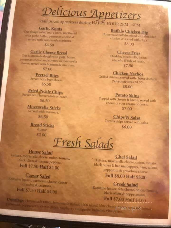 Bourbon Brick Oven Grill - Bardstown, KY menu_pic