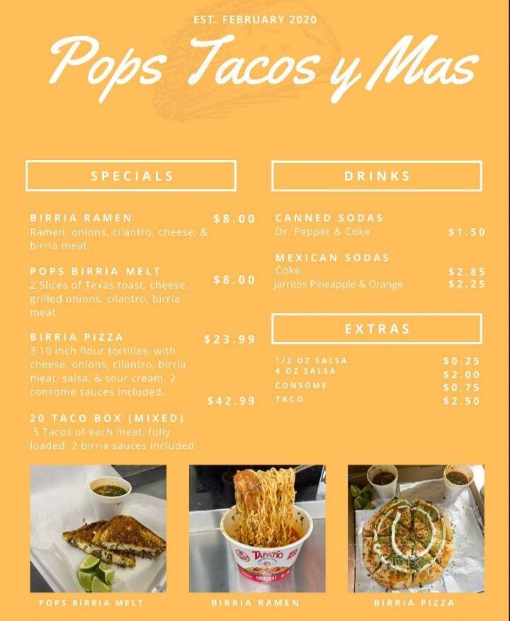 Pops Tacos y Mas - San Angelo, TX