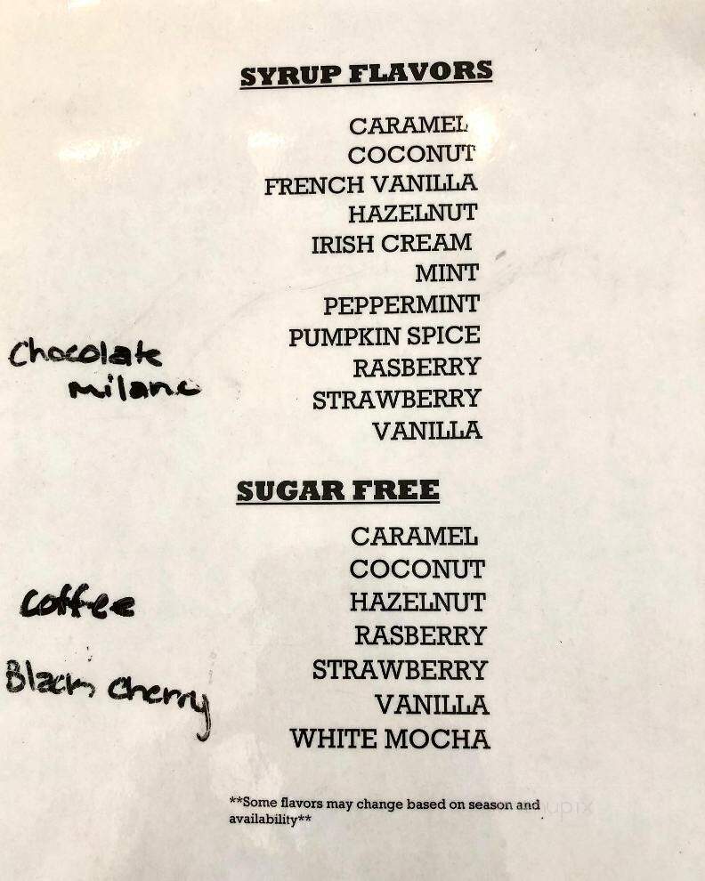 Jitters Coffee House - Yucaipa, CA menu_pic