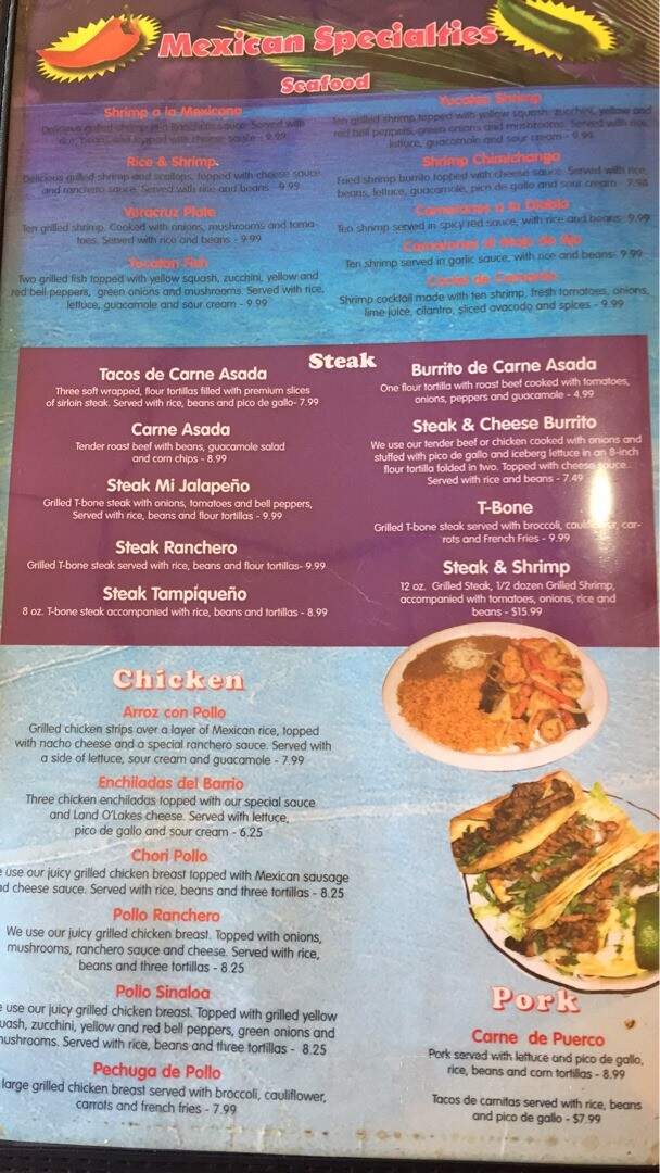 My Jalapeno - Huntingburg, IN menu_pic