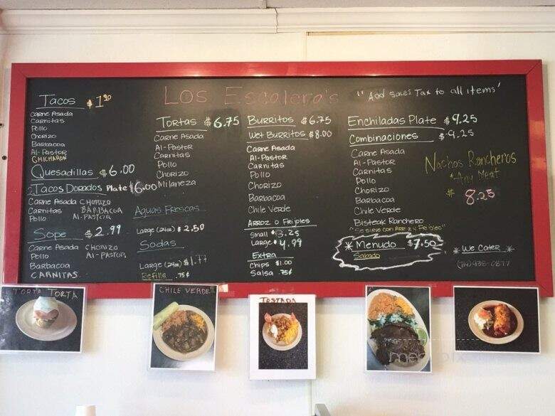 Los Escalera's Taco Shop - Orange, CA menu_pic