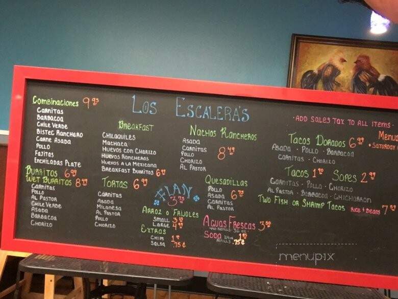 Los Escalera's Taco Shop - Orange, CA menu_pic