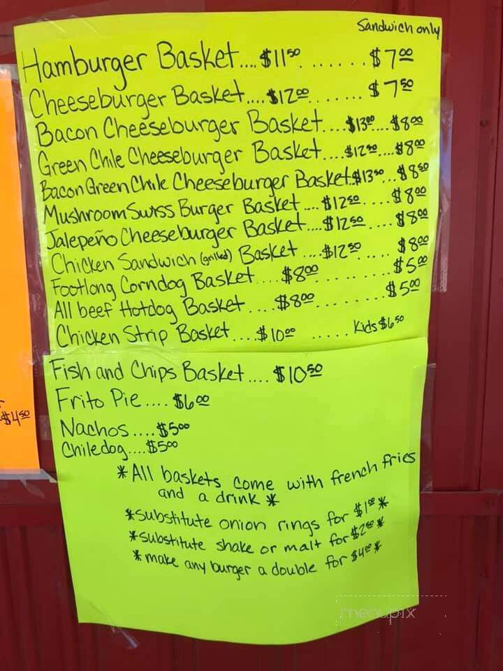 Malt Shoppe - South Fork, CO menu_pic