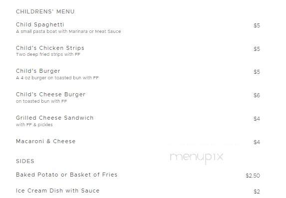 Rockaway Steak house - South Fork, CO menu_pic