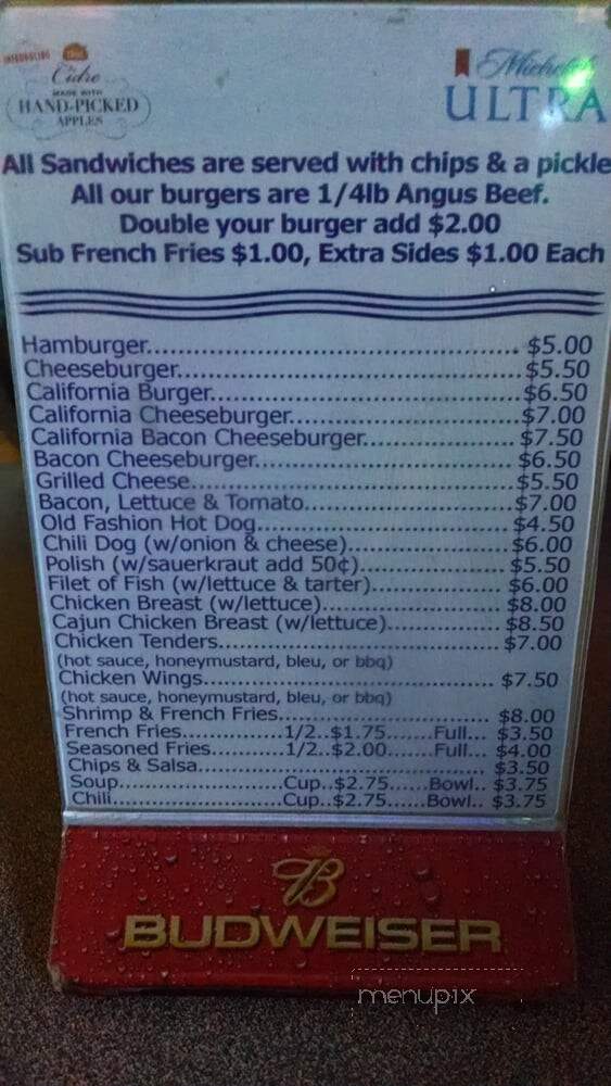 N E Yacht Club - Minneapolis, MN menu_pic