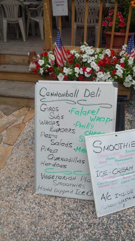 Cannonball Deli - Harpers Ferry, WV menu_pic
