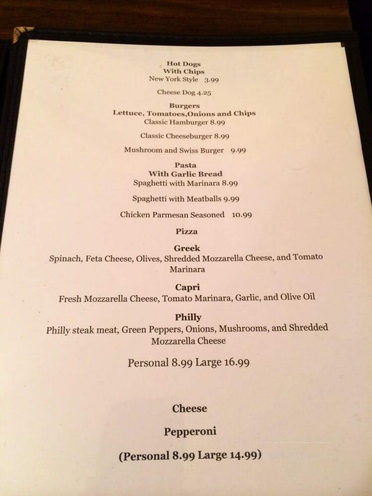 Cannonball Deli - Harpers Ferry, WV menu_pic