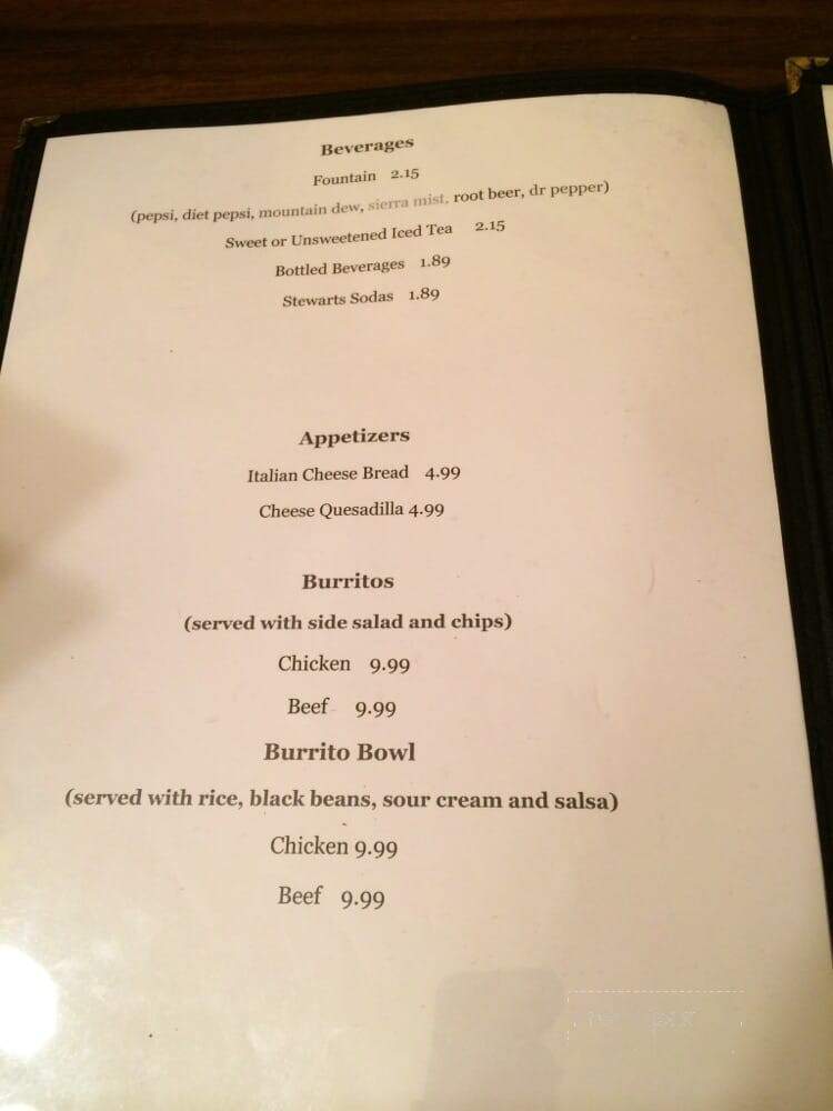 Cannonball Deli - Harpers Ferry, WV menu_pic