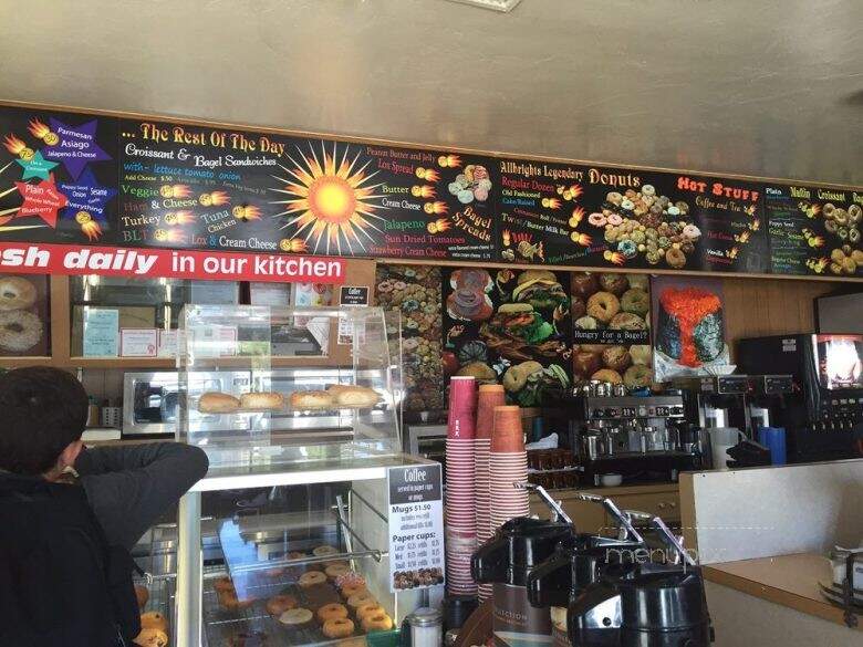 Allbright's Donut Shoppe - Santa Cruz, CA menu_pic