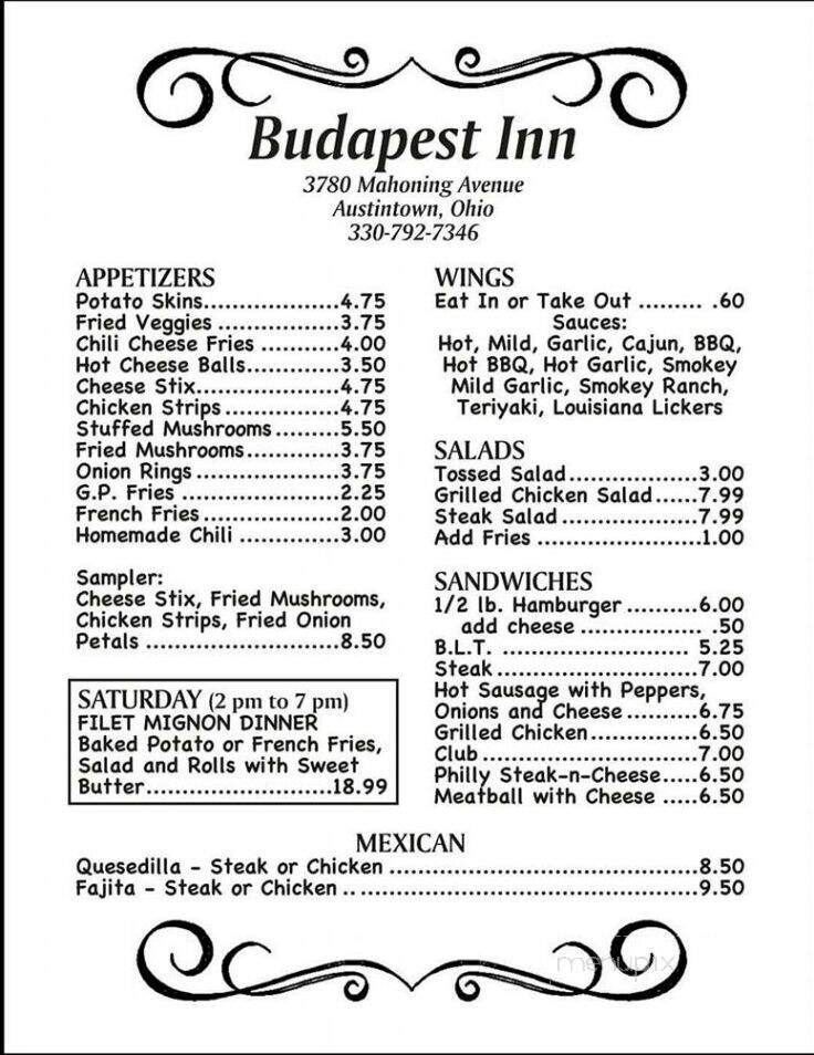 Budapest Inn - Youngstown, OH