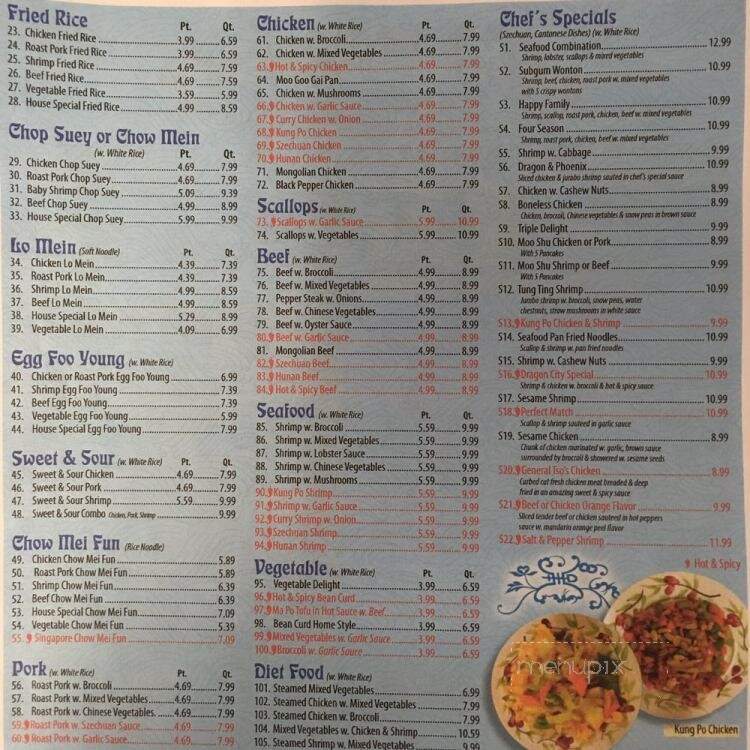 Dragon City - Foley, AL menu_pic