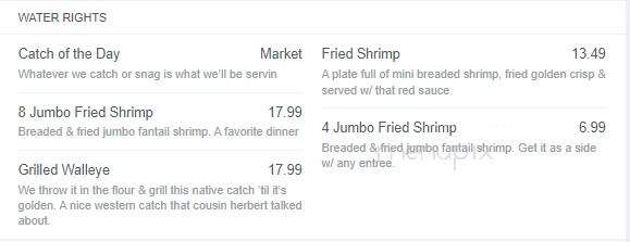 Poor Boys Steakhouse - Casper, WY menu_pic