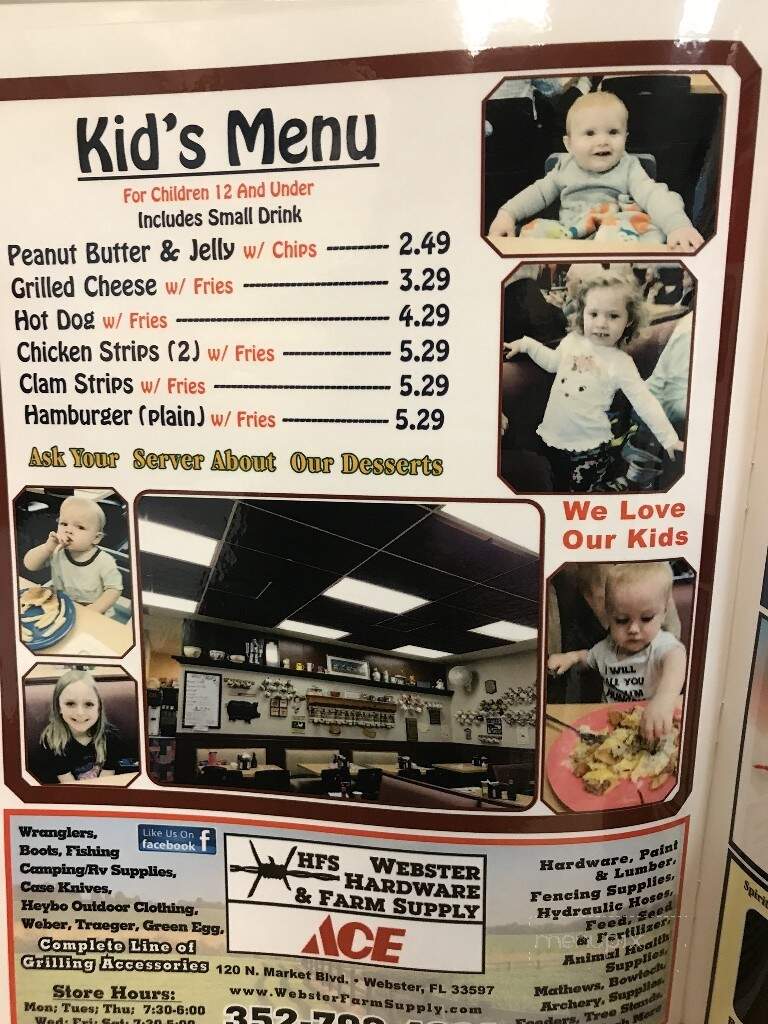 Chuck's Odd Cuples Cafe - Bushnell, FL menu_pic