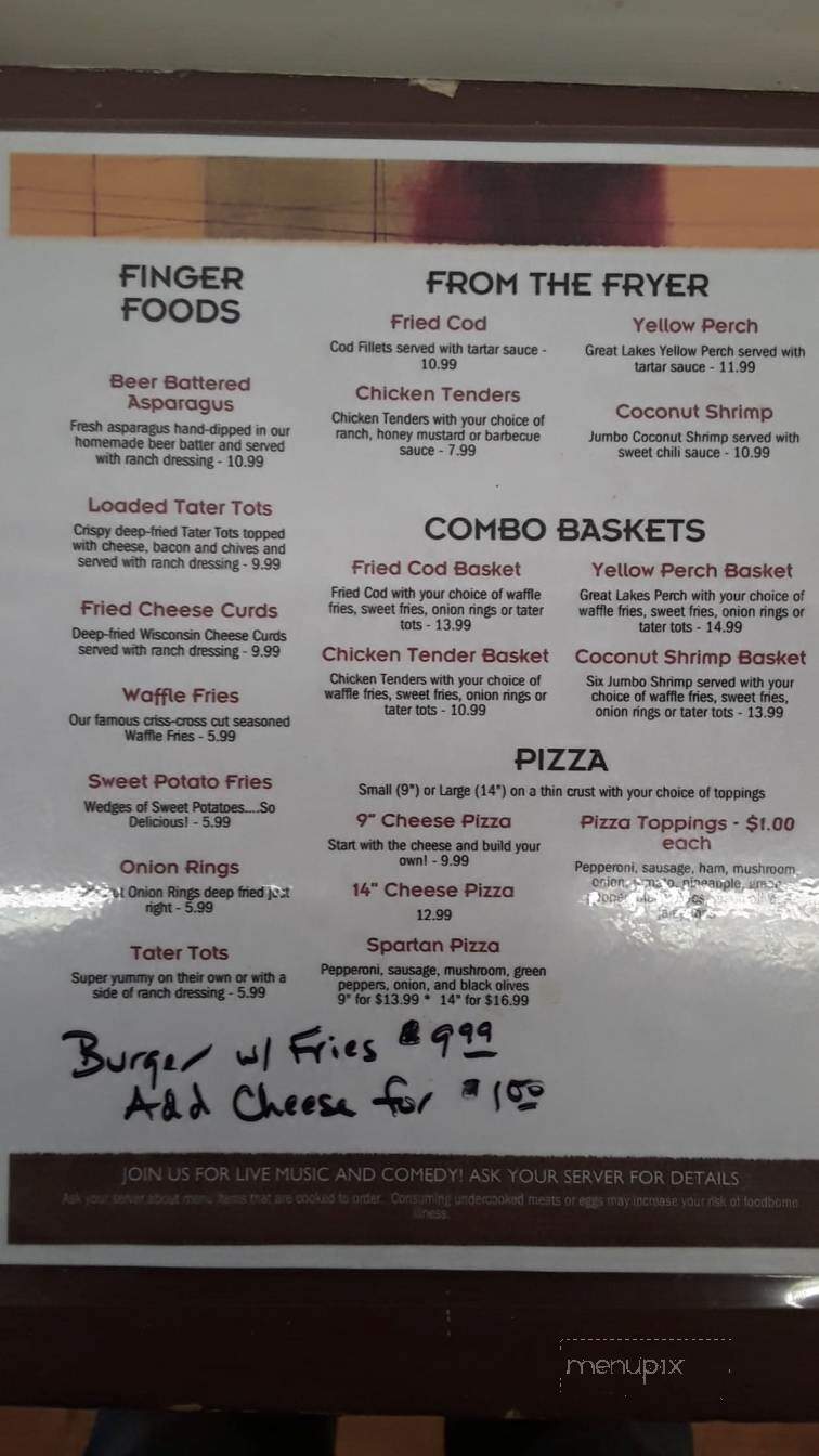 Village Cafe-Village Pub - Pentwater, MI menu_pic