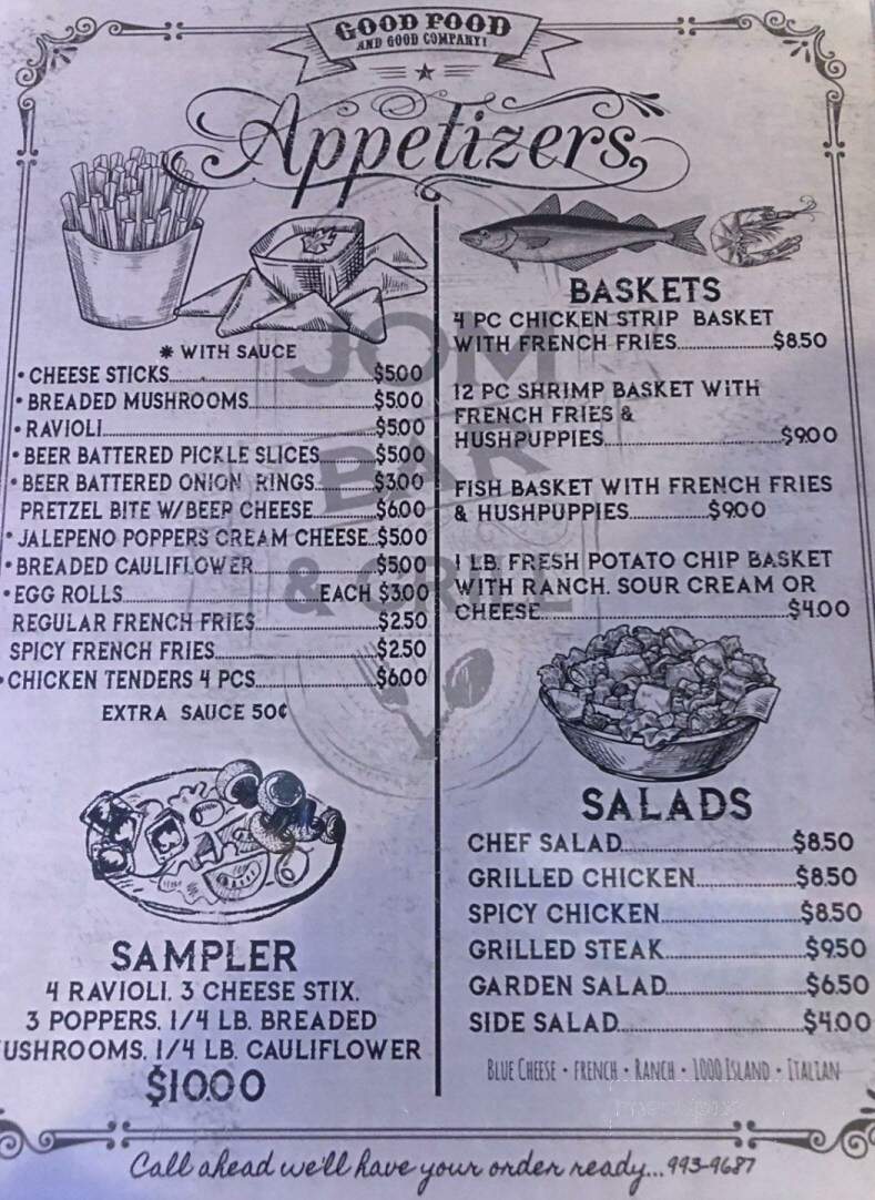 Just One More Bar & Grill - Marion, IL menu_pic