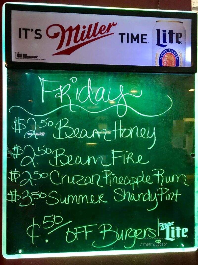 Just One More Bar & Grill - Marion, IL menu_pic