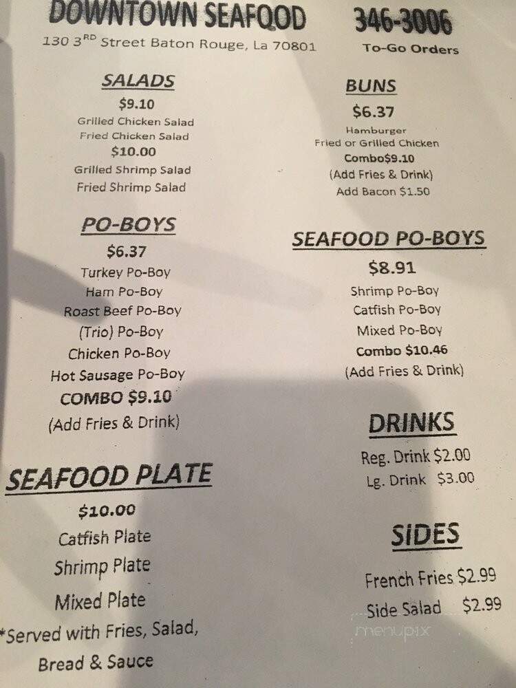 Downtown Seafood - Baton Rouge, LA