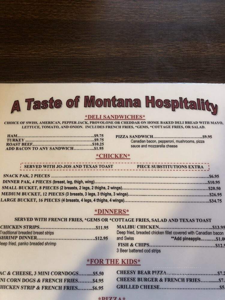 Papa T's - Dillon, MT menu_pic