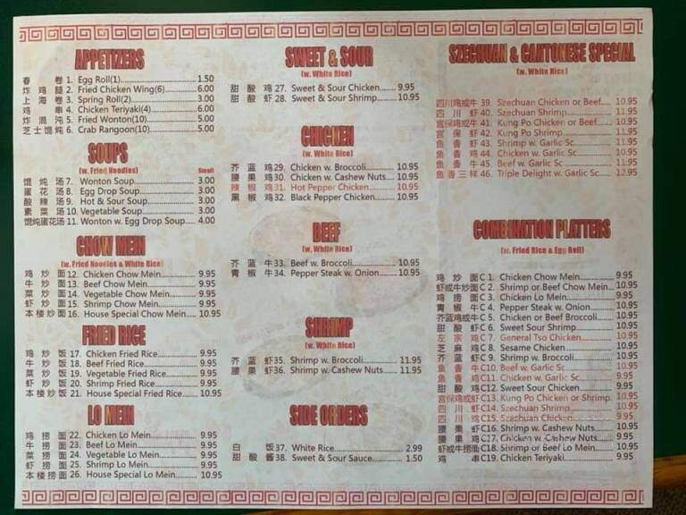 New China Buffet - Mitchell, SD menu_pic