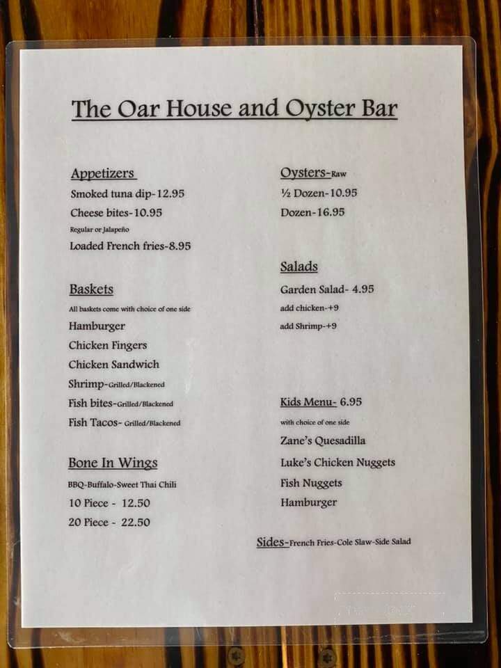 Oar House and Oyster Bar - Freeport, FL