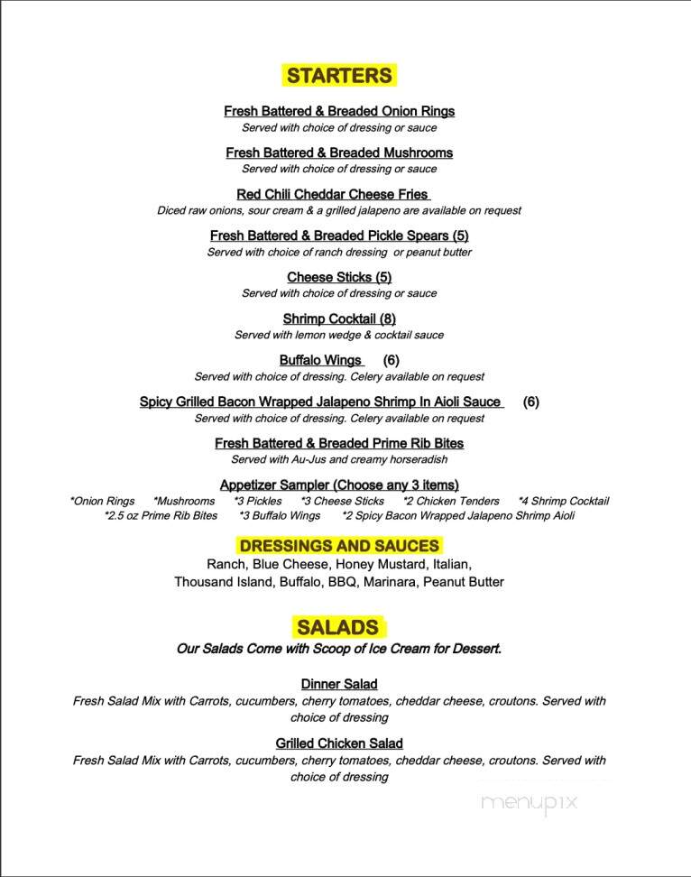 Pour Decisions Bar & Grill - Cheyenne, WY menu_pic