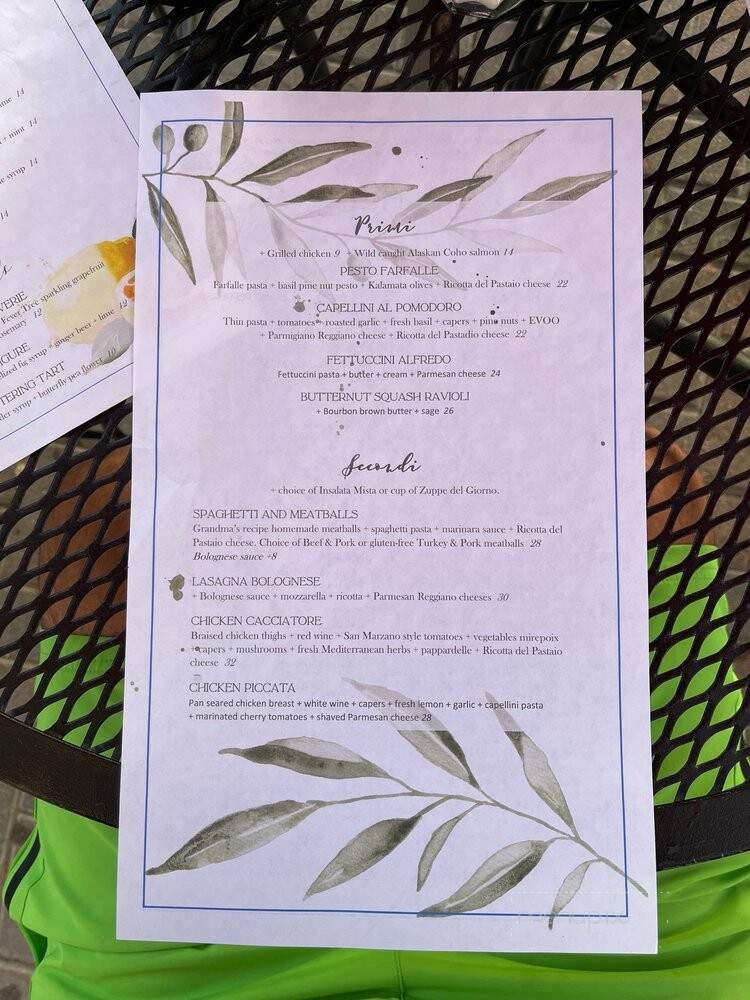 La Pergola Trattoria - Big Bear Lake, CA menu_pic