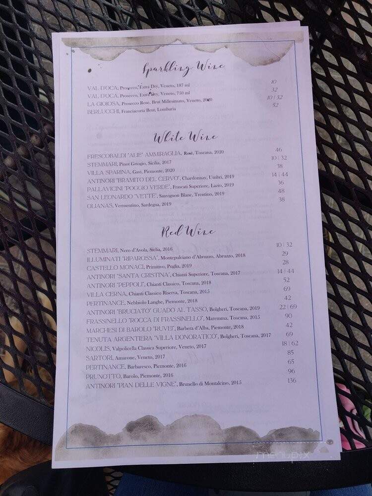 La Pergola Trattoria - Big Bear Lake, CA menu_pic