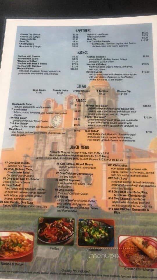 Los Cunados - Bel Aire, KS menu_pic