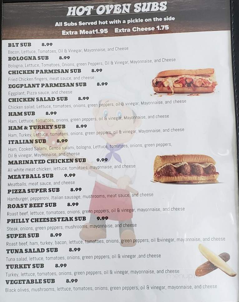 2 Boys Pizza and Grill - Augusta, GA menu_pic