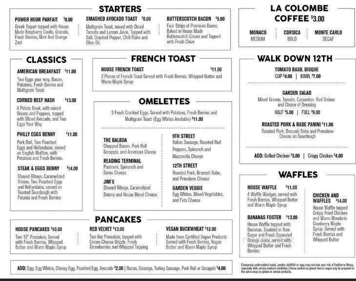 Longshore Breakfast and Lunch - Evesham, NJ menu_pic
