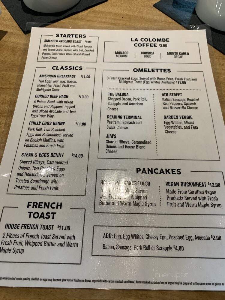 Longshore Breakfast and Lunch - Evesham, NJ menu_pic