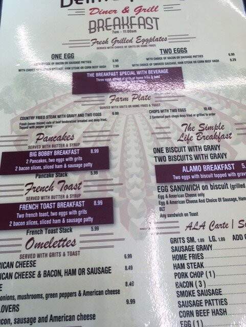 Dena's Place Diner & Grill - Lakeland, FL menu_pic