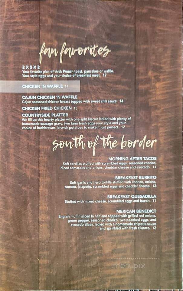 Mangos Breakfast Brunch - Keller, TX menu_pic