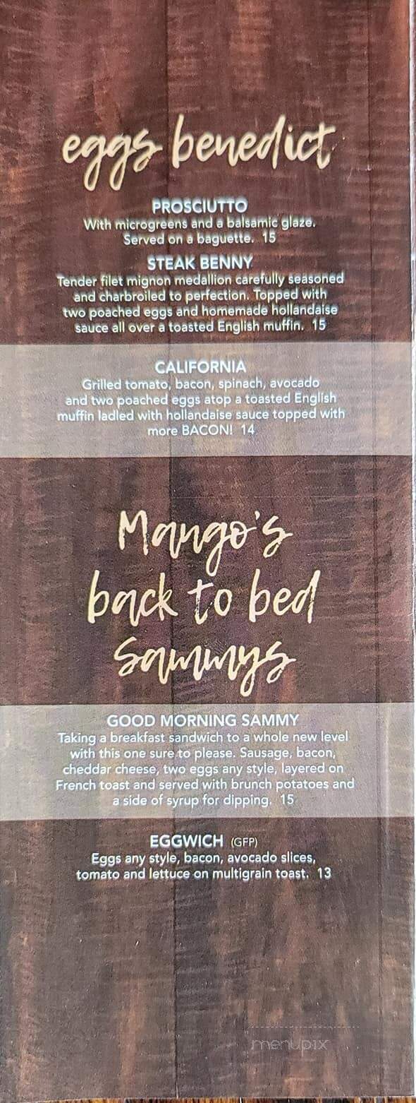 Mangos Breakfast Brunch - Keller, TX menu_pic