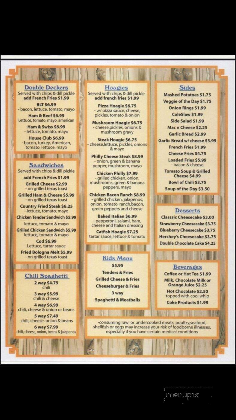 The Omelette House - Batavia, OH menu_pic