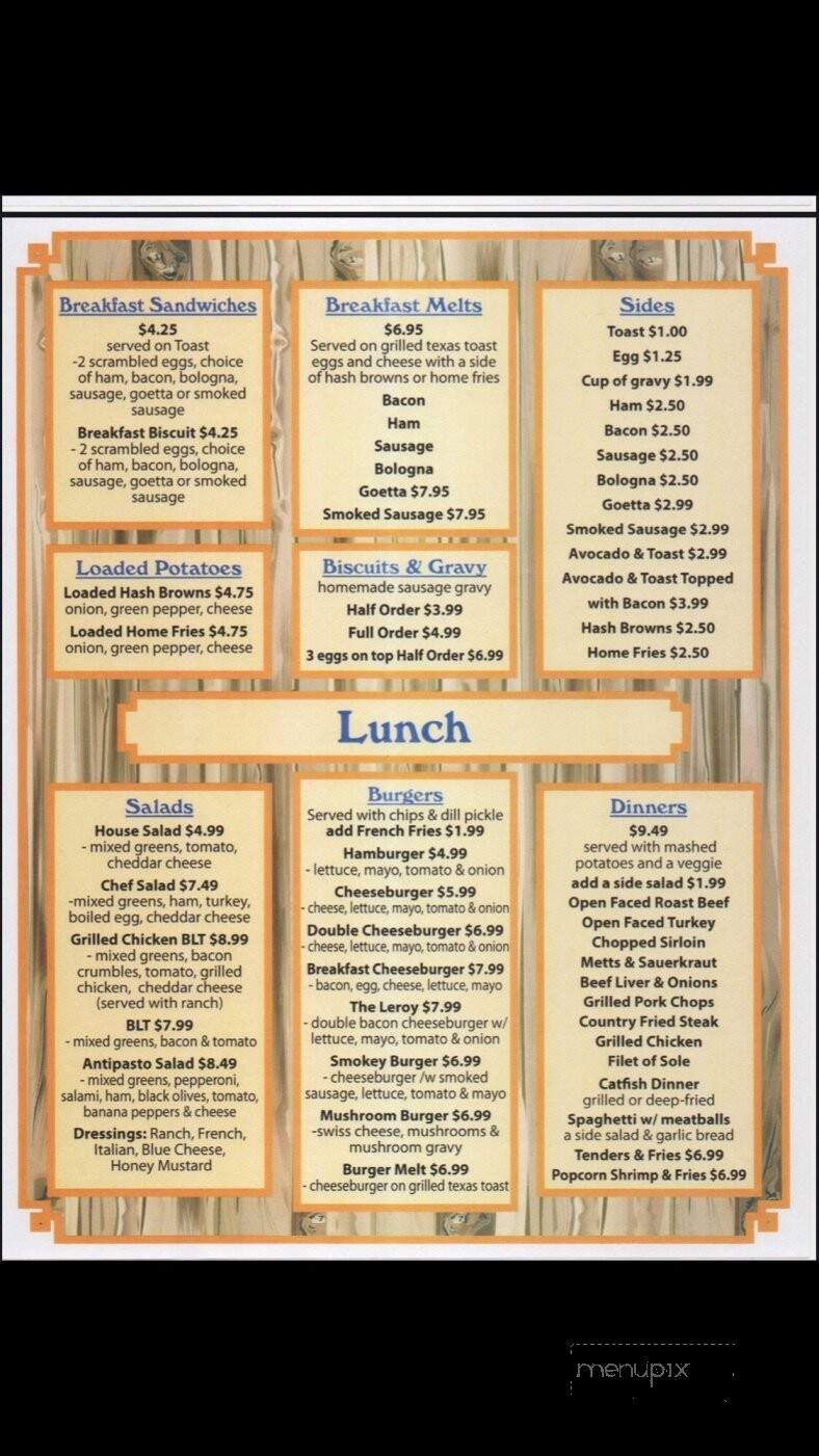 The Omelette House - Batavia, OH menu_pic
