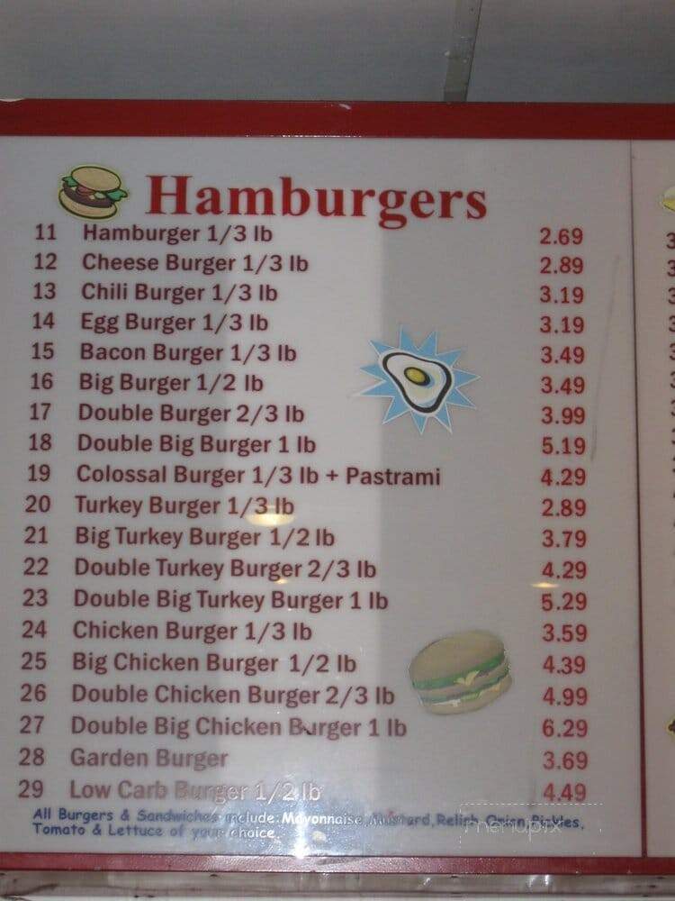 Big Burger - Carson, CA menu_pic